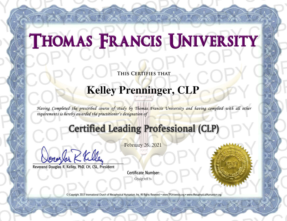 Certified Leading Professional
